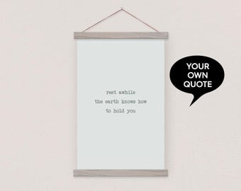 Simple Typewriter Quote Print - Framed Poem Gift - Best Gift Ever-pix