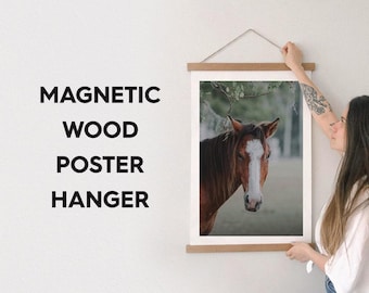 Poster Hanger - Magnetic Wood Frame