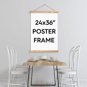 24x36&quot; Poster Frame - Magnetic Print Hanger