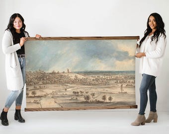 Huge Hanging Canvas- Dutch Landscape - XL