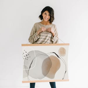 Poster Hanger Frame - Magnetic Wood 14 Sizes & 6 Colors!
