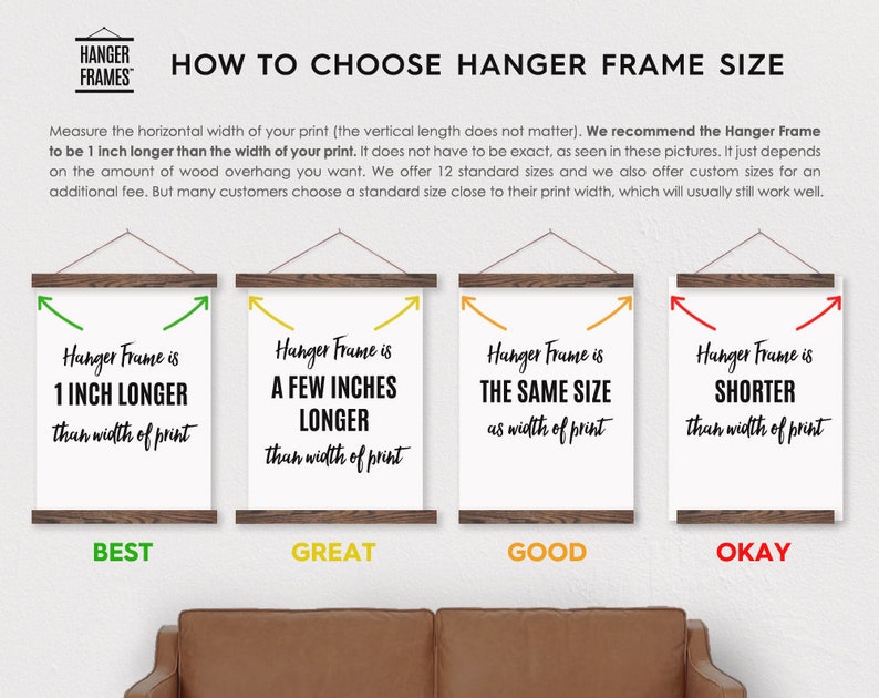 36x48 Extra Large Poster Hanger Frame up to 49 Etsy