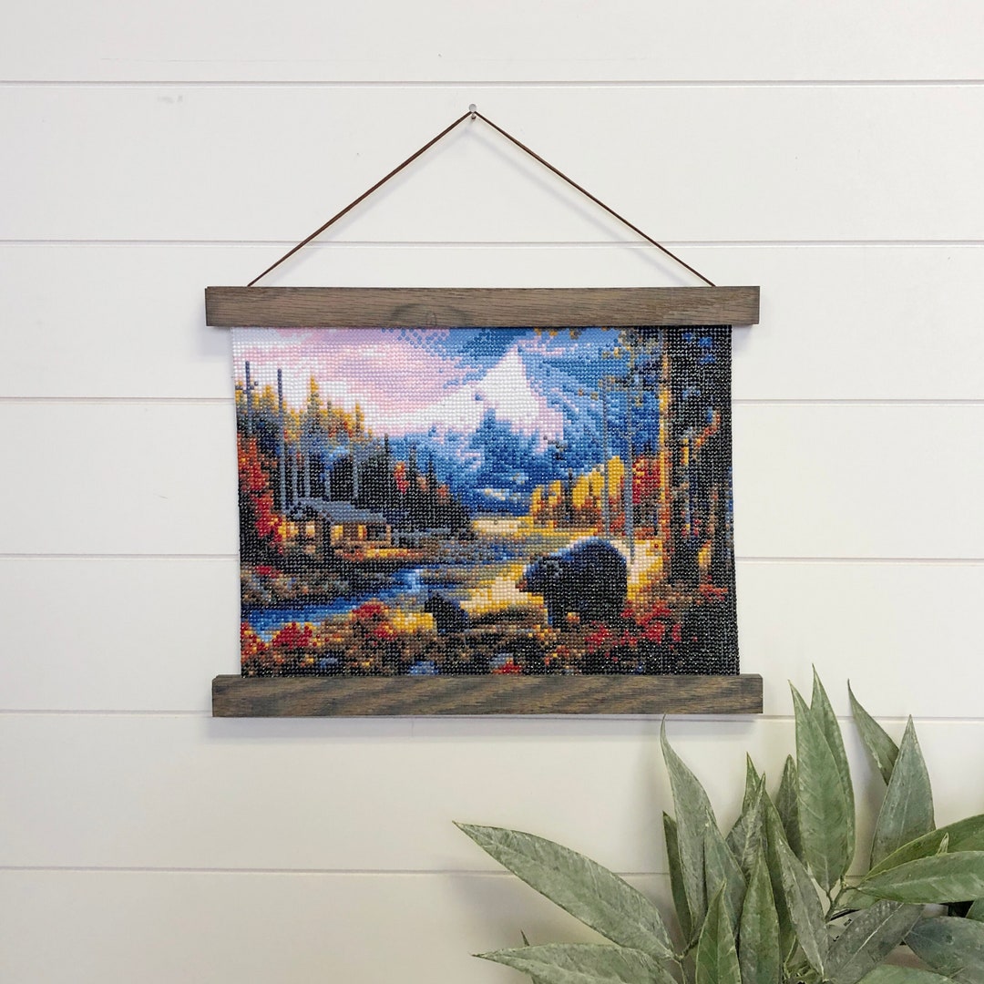 DIY Floating Frame for Canvas & Magnetic Poster Display – Diamond Art Club