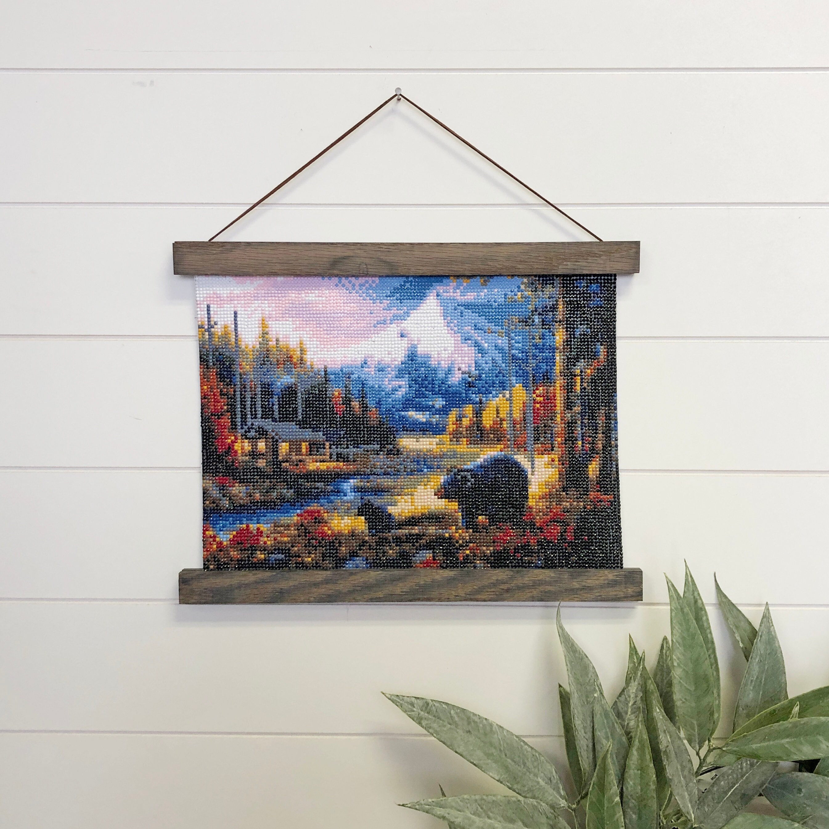 DIY Wood Diamond Painting Frame Cross Stitch Frame Picture Frame Canvas  Painting Frames 