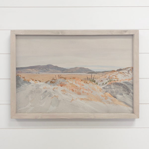 Sand Dunes Canvas Art Etsy