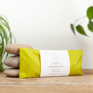 Sleep inducing chill out luxury handmade Lavender eye pillow for ultimate relaxation / yoga