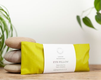 Sleep inducing chill out luxury handmade Lavender eye pillow for ultimate relaxation / yoga