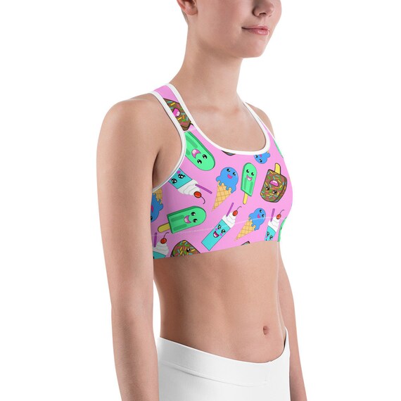 cute girls in sports bras