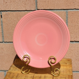 Vintage Fiesta 11-3/4” Round Chop Plate Platter - Retired Color Rose P86 - Homer Laughlin Fiestaware