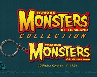 SALE! Famous Monsters of Filmland® 3D Rubber Keychain