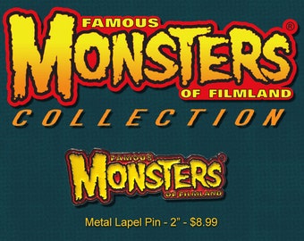 SALE! Famous Monsters of Filmland® Metal Lapel Pin