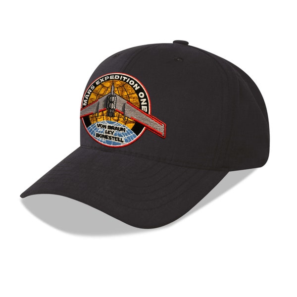 Mars Expedition One Fantasy Mission Baseball Cap by Ron Miller