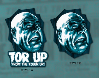 Tor Johnson Vinyl Laminated Stickers
