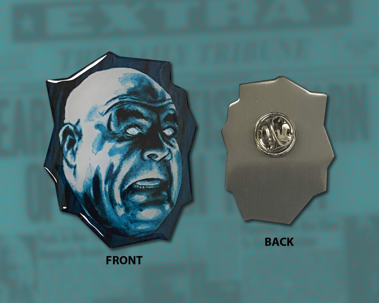 Tor Johnson Metal Pin