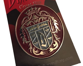 Dracula Crest Pin