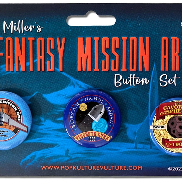 Ron Millers Fantasy Mission Pin Set 1