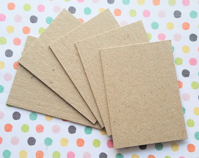 Blank Artist Trading Cards Set of 10 3.5 X 2.5 ATC DIY Paperboard