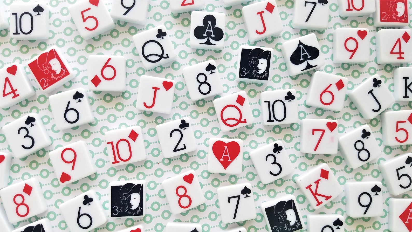 Playing Cards Plastic Number Tiles for Projects or Replacement Etsy