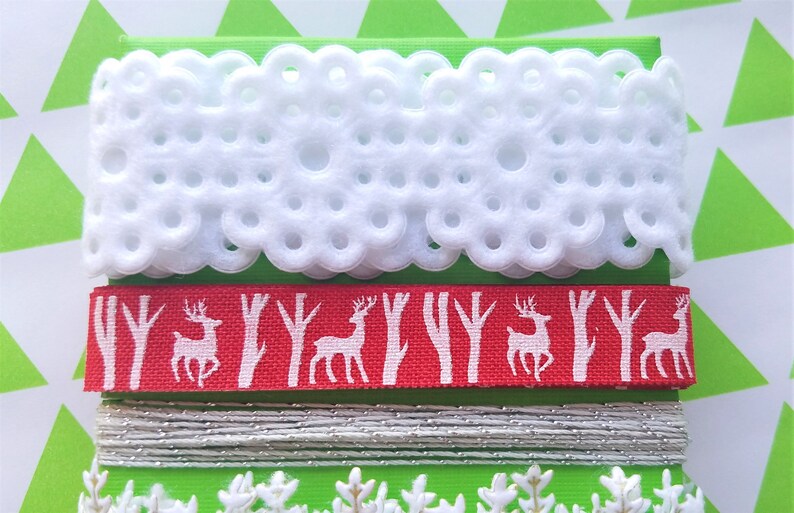 Beautiful Gift Ready to Give or Ship Holiday Hostess Gift Lovely Christmas Ribbon Collection in a Vintage Cigar Box