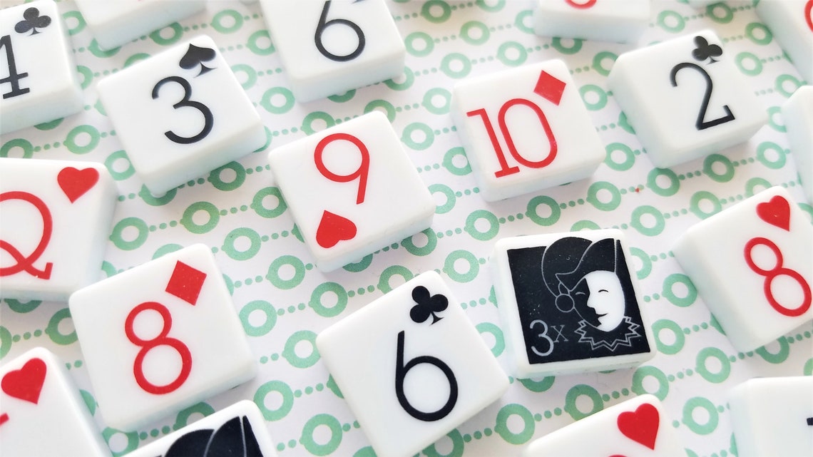 Playing Cards Plastic Number Tiles for Projects or Replacement Etsy