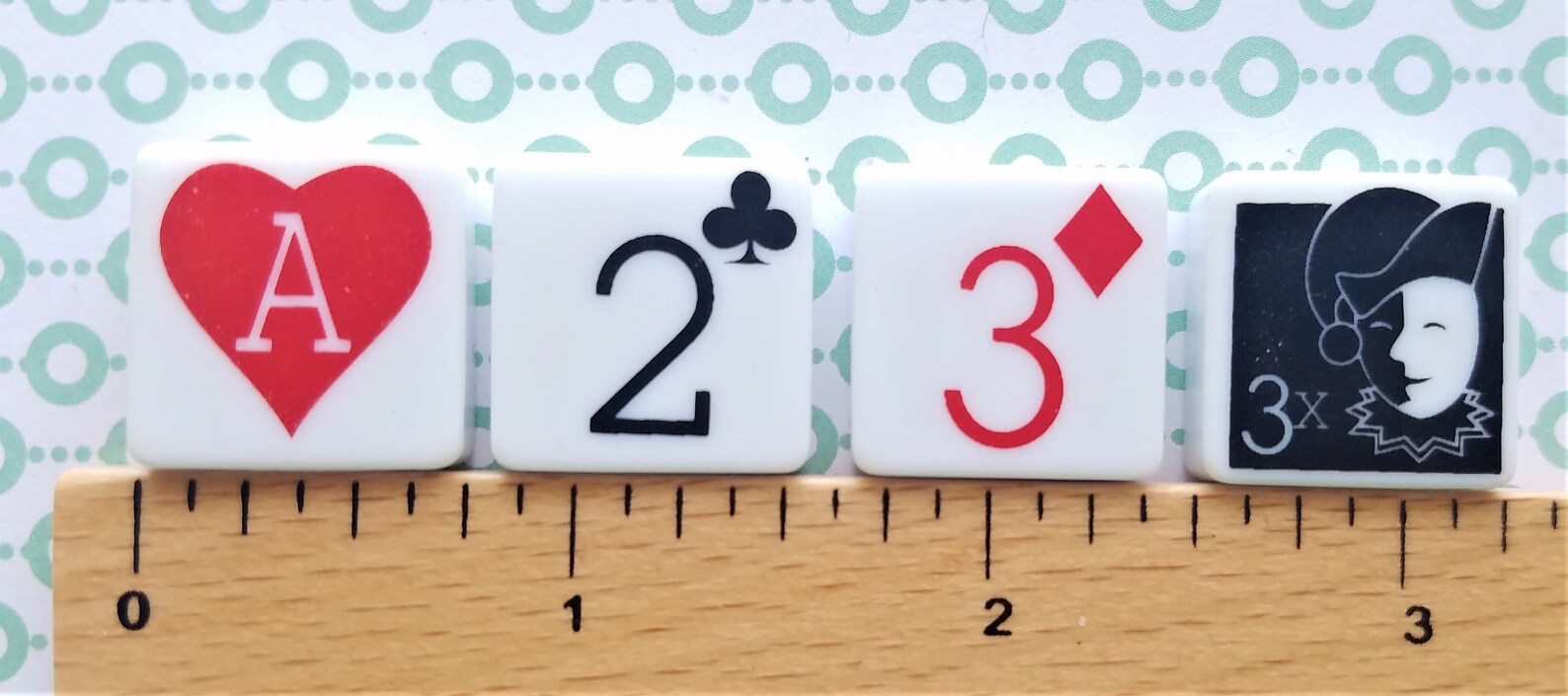 Playing Cards Plastic Number Tiles for Projects or Replacement Etsy