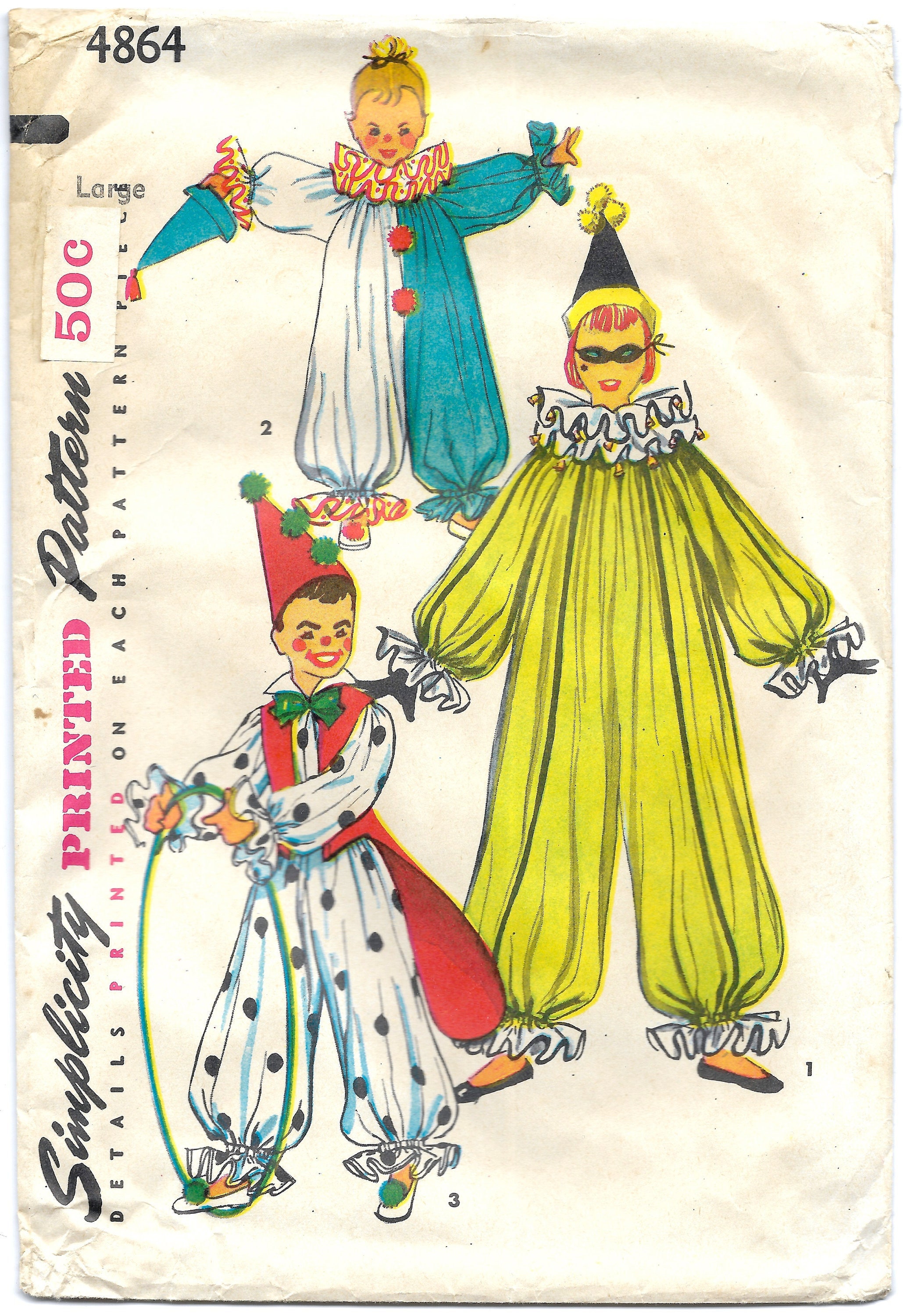Antique clown hotsell costume