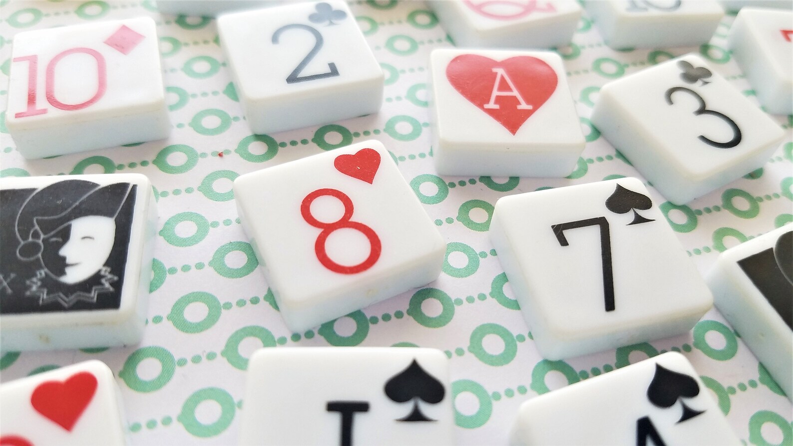 Playing Cards Plastic Number Tiles for Projects or Replacement Etsy