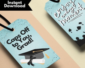 Graduation Gift Tags for Presents Printable, Gift Tags for Graduation Gifts, Printable Graduation Tags for Students, Grad Gift Tags