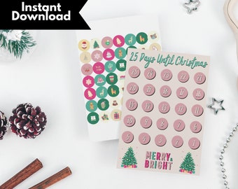 DIY Advent Calendar, Advent Calendar for Kids, Advent Calendar for adults, Advent Calendar Printable