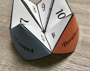 The Office TV Show, Cootie Catcher, Fortune Teller, Christmas Party Games, The Office Christmas, The Office Party