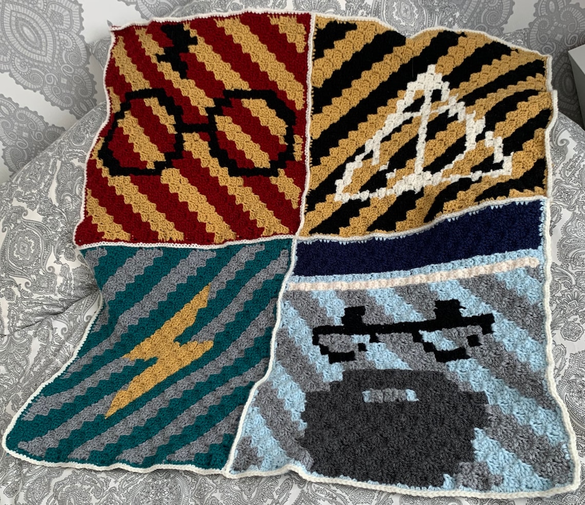Harry Potter Inspired Crochet Baby Blanket PATTERN PDF Etsy