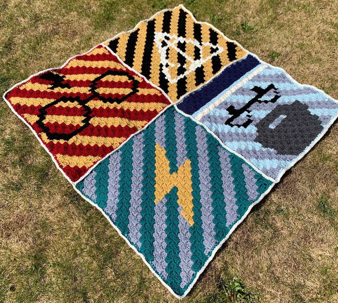 Harry Potter Inspired Crochet Baby Blanket PATTERN PDF Etsy