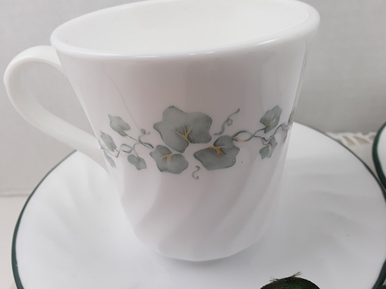 1995-2017 Corelle Callaway Ivy Set of Two Cup and Saucer Sets