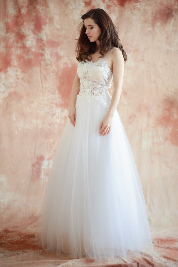 Lace summer wedding hot sale dress