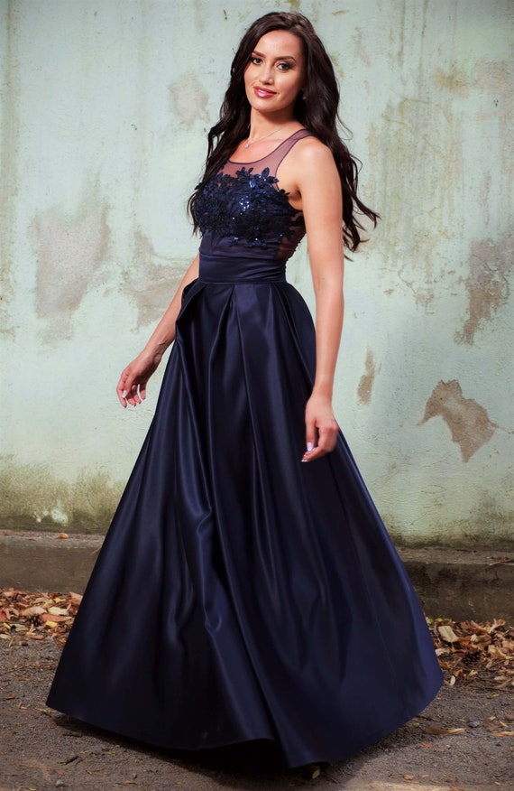 blue dress for baby girl Kennedy Blue Monica Bridesmaid Dress main image 1