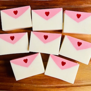Liebesbrief Seife / Romantisch / Valentinstag / Muttertag / Frühling / Sommer / Feiertagsgeschenk / Geburtstag / Partygeschenk / Geschenk
