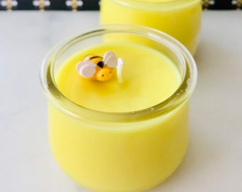 Honeybee in Pot Candle made with Eco-Friendly Soy Wax