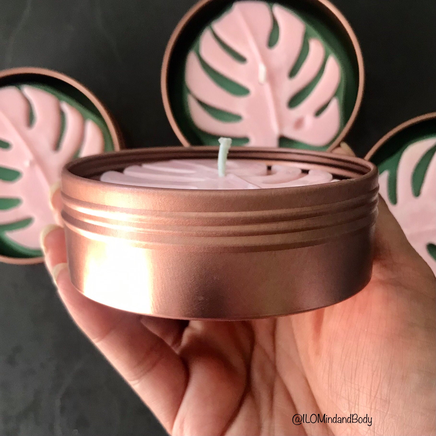Monstera Candle Made With Ecofriendly 100 Soy Wax and Etsy Australia