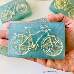 The Bicycle Collection Soap in &quot;Sweet on Paris&quot;, with Jojoba Beads / French Theme / Gift Set / Christmas Gift / Hannakuh Gift / Birthday