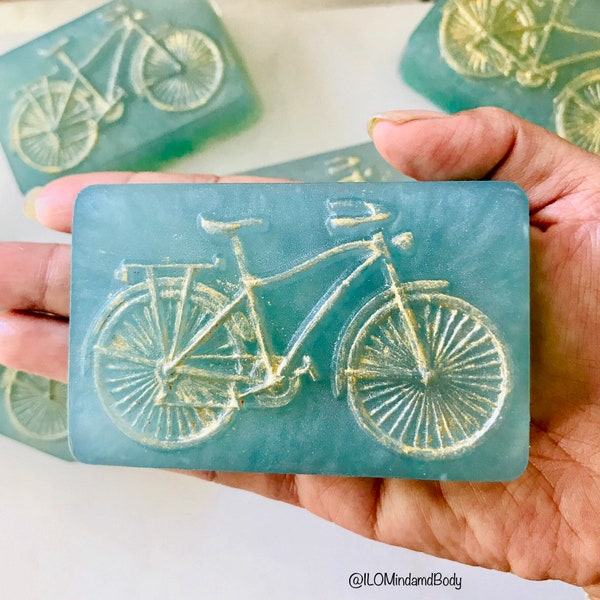 The Bicycle Collection Soap in "Sweet on Paris", with Jojoba Beads / French Theme / Gift Set / Christmas Gift / Hannakuh Gift / Birthday