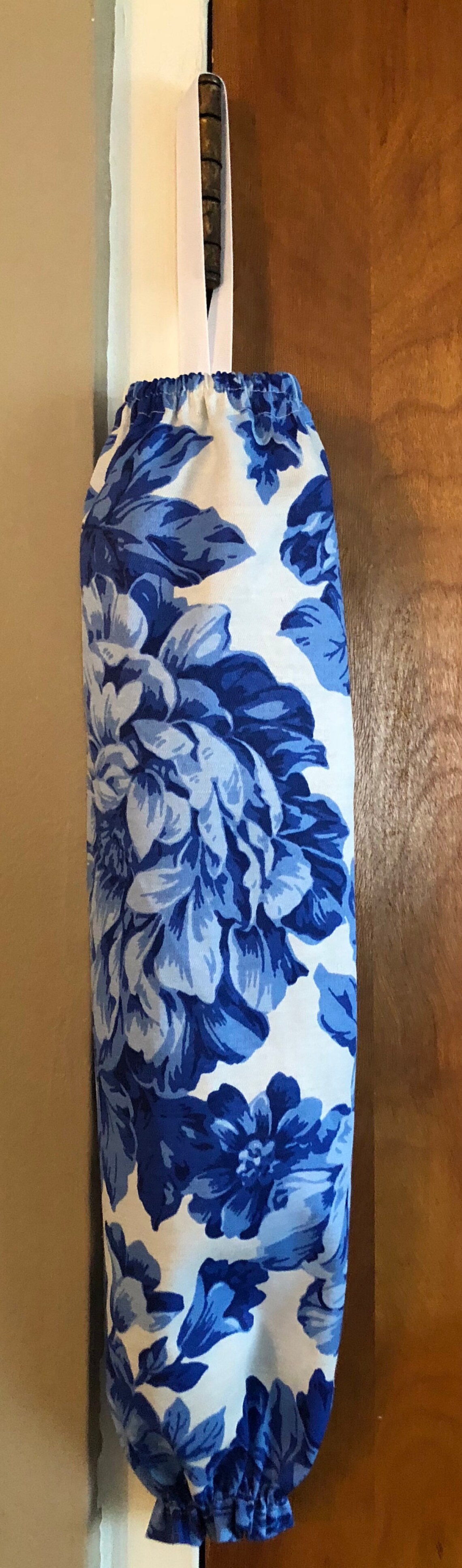 Pioneer Woman Heritage Floral Plastic Bag Holder Blue and Etsy