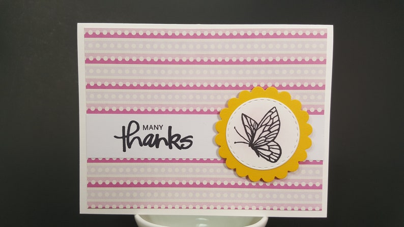Butterfly Thank You Cards Thank You 6 card bundle