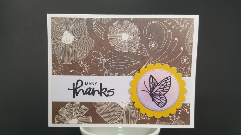 Butterfly Thank You Cards Thank You 6 card bundle