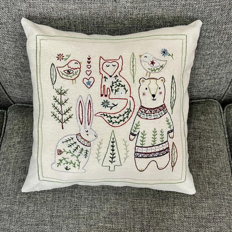 Folk Art Pillow