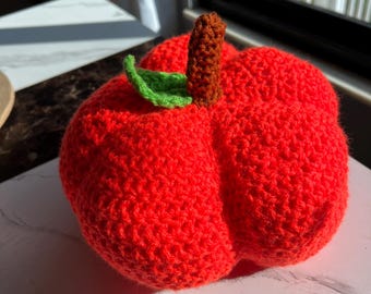 Orange Pumpkin Plush - Halloween Harvest Decor