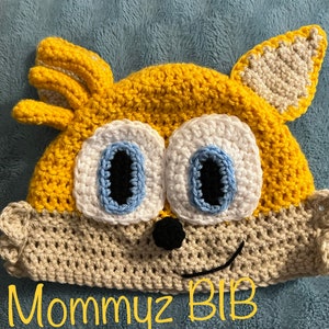 Crochet Tails Beanies / Knit Sonic Tails Hat/ Character Hats - Etsy