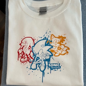 Graphic Vinyl Sonic T-shirts for kids