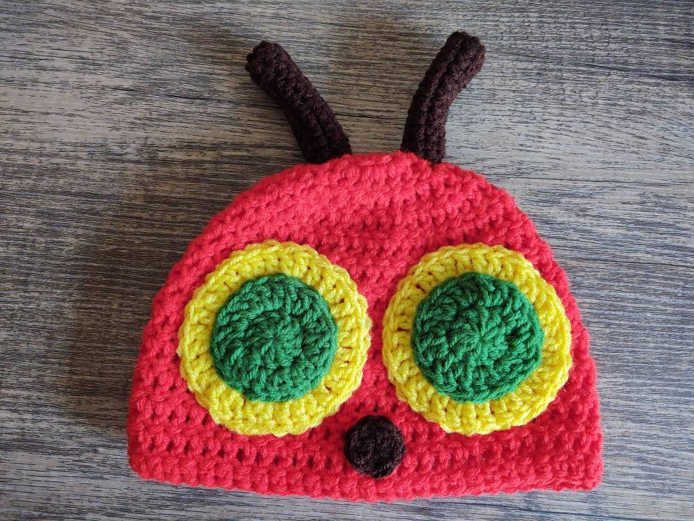 Hungry Caterpillar INSPIRED Beanie / Knit Caterpillar Hat / Etsy