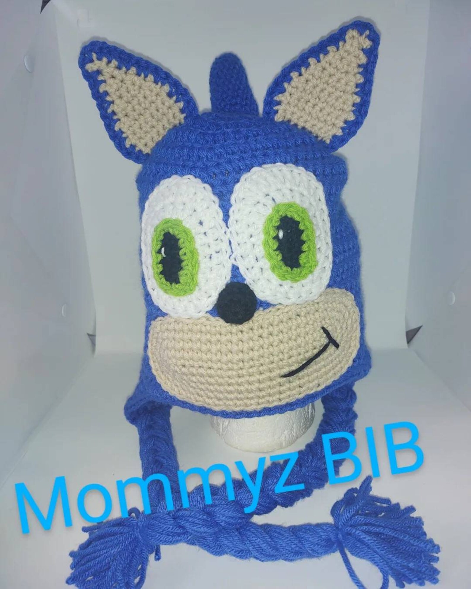 Crochet Sonic INSPIRED Hat/ Sonic the Hedgehog Hat/ Blue Sonic Etsy