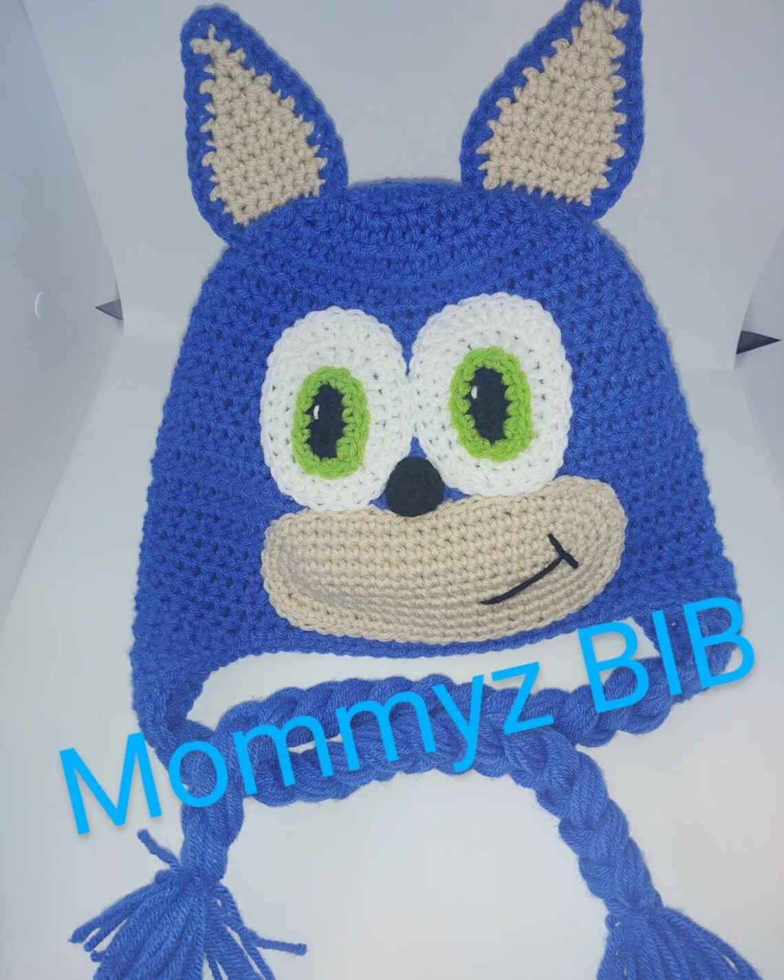 Crochet Sonic INSPIRED Hat/ Sonic the Hedgehog Hat/ Blue Sonic Etsy